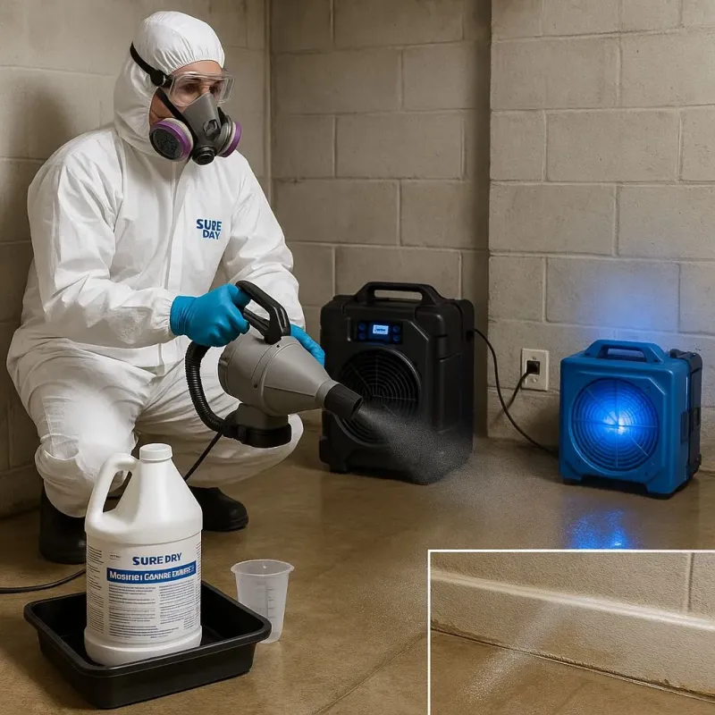 Sanitization and Odor Removal process in Winchendon, MA