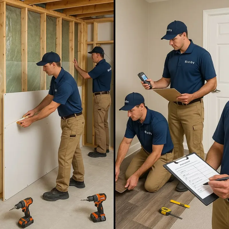 Repairs and Reconstruction process in Winchendon, MA
